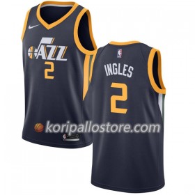 Utah Jazz Joe Ingles 2 Nike 2017-18 Navy Miesten Pelipaidat Swingman 